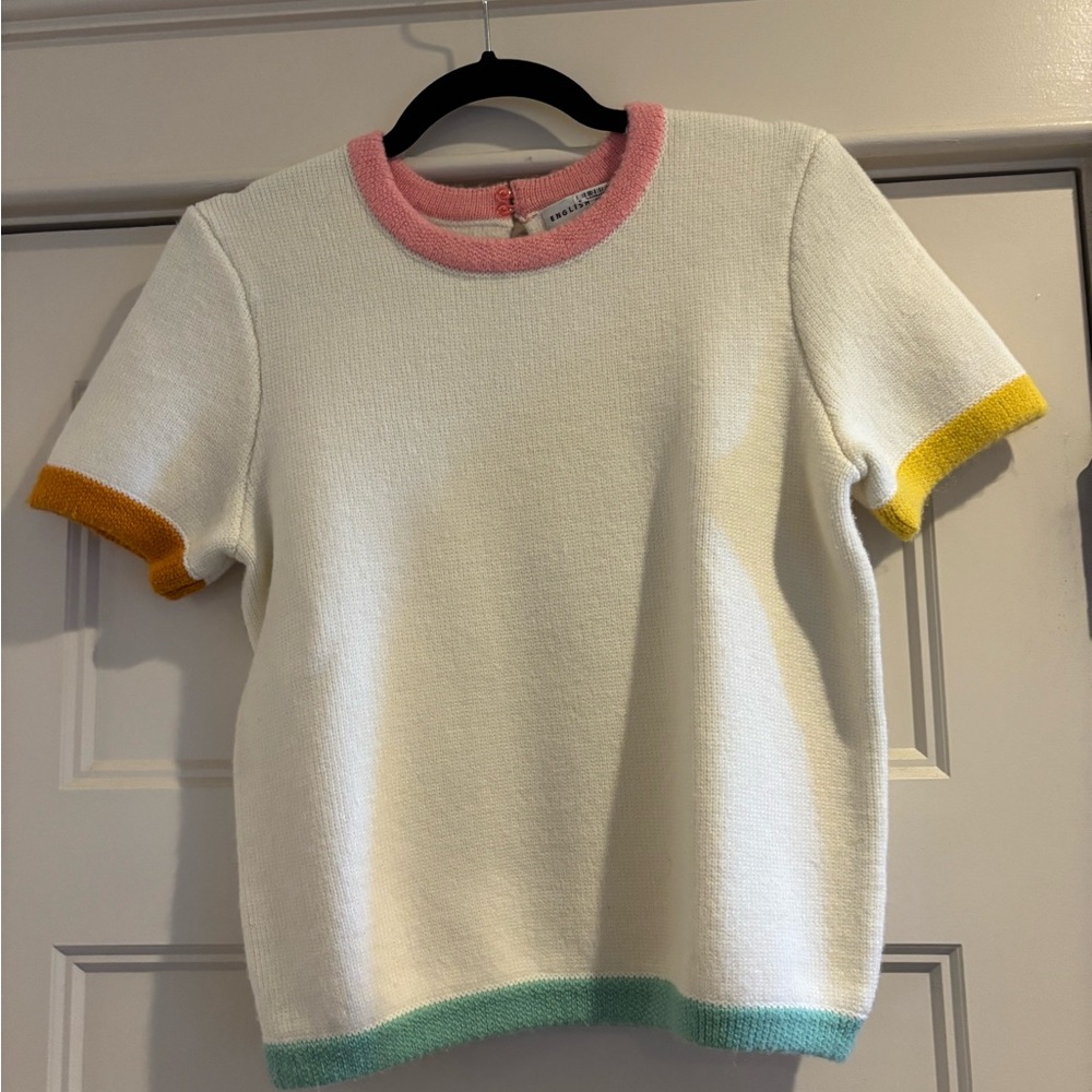 English Factory Short-Sleeve Sweater - Size M